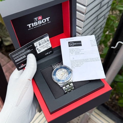 Tissot Chemin Skeleton T139.836.11.048.00 Powermatic 80 Nam 39mm USED