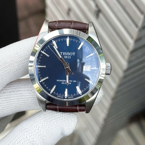 Tissot Gentleman Silicium Blue T127.407.16.041.00 Powermatic 80 Nam 40mm USED