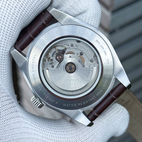 Tissot Gentleman Silicium Blue T127.407.16.041.00 Powermatic 80 Nam 40mm USED