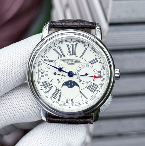 Frederique Constant Business Timer Moonphase FC-270EG3P6 Quartz Nam 38mm USED