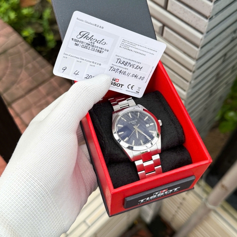 Tissot Gentleman Blue T127.410.11.041.00 Quartz Nam 40mm USED