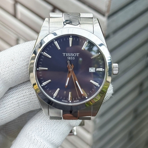 Tissot Gentleman Blue T127.410.11.041.00 Quartz Nam 40mm USED