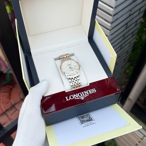 Longines Elegant Diamond Mop Dial L4.809.5.87.7 Automatic Unisex 34.5mm USED