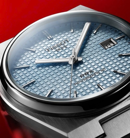 Tissot PRX Ice-Blue T137.407.11.351.00 Powermatic 80 Nam 40mm NEW