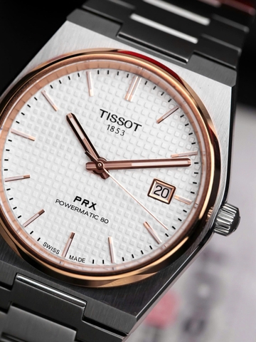 Tissot PRX Demi Rose Gold T137.407.21.031.00 Powermatic 80 Nam 40mm NEW