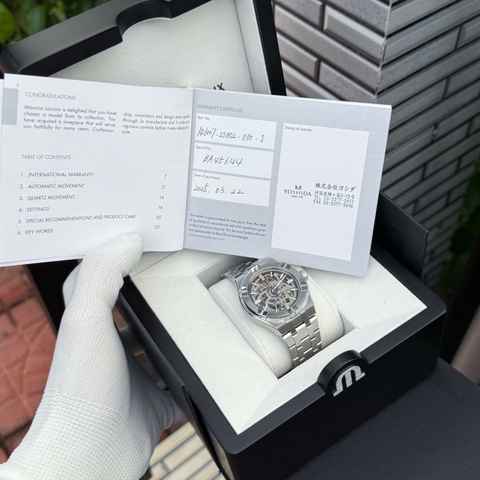 Maurice Lacroix Aikon Skeleton Grey AI6007-SS002-030-1 Automatic Nam 39mm USED