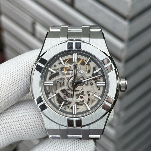 Maurice Lacroix Aikon Skeleton Grey AI6007-SS002-030-1 Automatic Nam 39mm USED