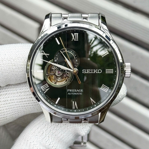 Seiko Presage Open Heart Green SSA463J1 (SARY237)  Automatic Nam 41.8mm USED