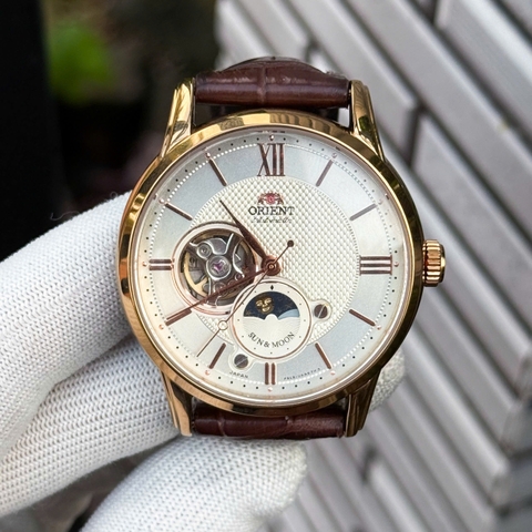 Orient Sun and Moon gen 4 Rose Gold RA-AS0003S00B Automatic Nam 42mm USED