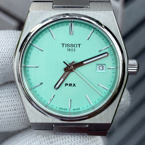 Tissot PRX Light Green T137.210.11.091.00 Quartz Nam 35mm USED
