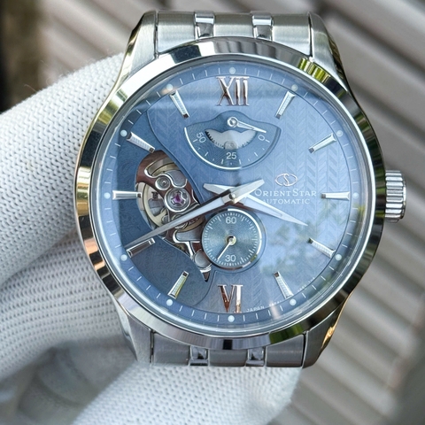 Orient Star Comtemporary Layered Skeleton Blue RK-AV0B08L00B Automatic Nam 41mm USED
