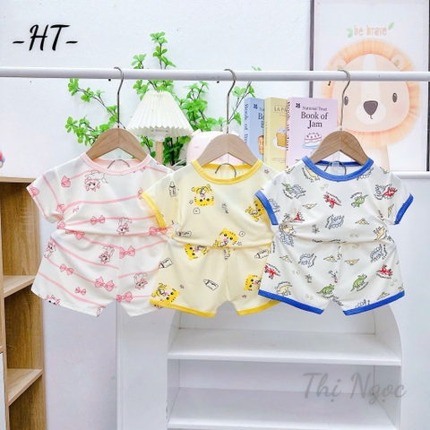 B513-Bộ cộc thun lụa in rơi viền (05.15kg)