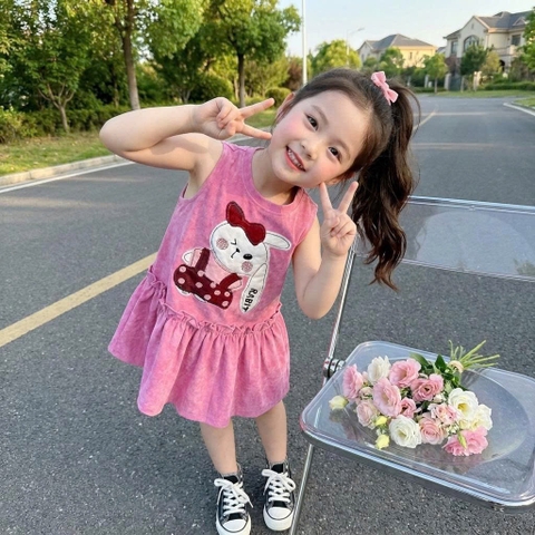 V391-Váy cotton SN thỏ loang (15.32kg)