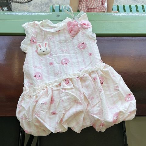 V423-Váy đũi bí thỏ SN hoa tulip (07.12kg)
