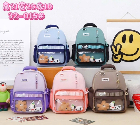 B013-Balo gấu cún bông 31*25*10