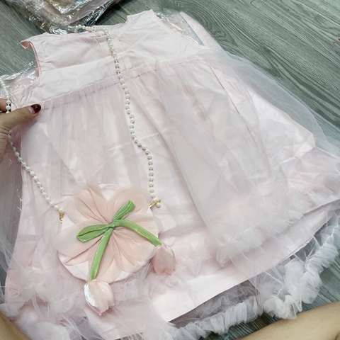 V420-Váy công chúa hồng kèm túi tulip (12.22kg)