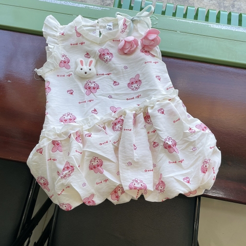 V423-Váy đũi bí thỏ SN hoa tulip (07.12kg)