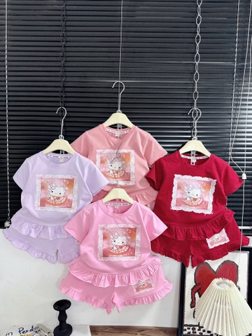 G819-Bộ cộc cotton Kitty lai bèo (16.26kg)