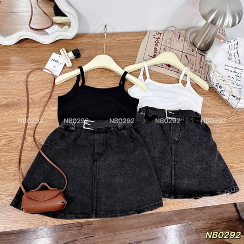 G871-Set áo dây cv jean đen khói (10.30kg)