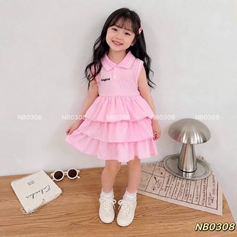 V429-Váy cotton SN 3 tầng hồng King (09.26kg)