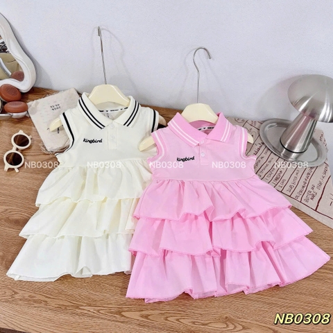 V429-Váy cotton SN 3 tầng hồng King (09.26kg)