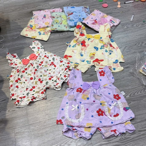 B572-Bộ đũi hàn cánh tiên 2 túi nơ S/XL (12-15kg)
