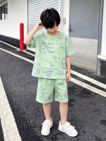 T710-Bộ cotton loang xanh RE (10.38kg)