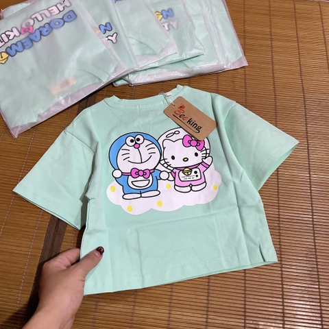 A426-Áo croptop cotton Mon xanh (11.24kg)