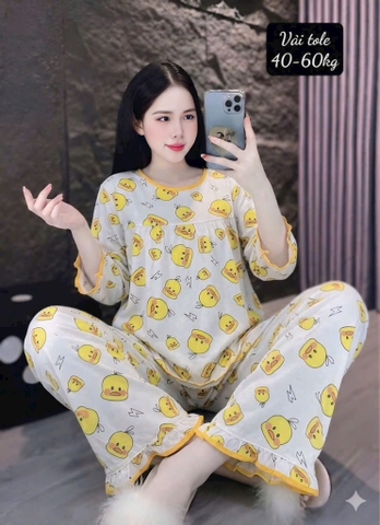 N050-Pijama M 40-55kg DD Tole Lanh Dài