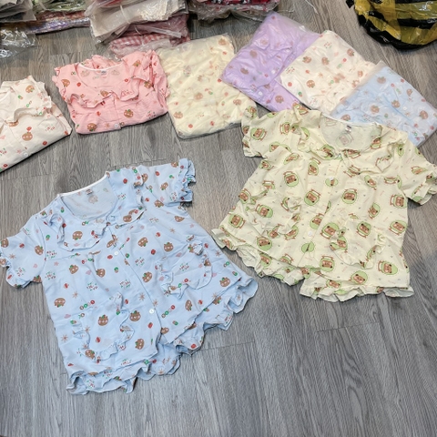 B521-Bộ pijama gấu đũi hàn Đại (20.32kg)