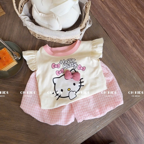 G812-Bộ Kitty cánh tiên q bí caro (07.17kg)