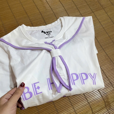 V439-Váy cotton Be Happy cà vạt (21.37kg)