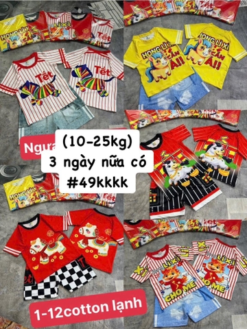 B467-Bộ cotton lạnh đùi Ngựa Tết (10.22kg)