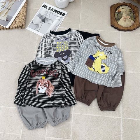T771-Set giấy kẻ nhỏ cún quần gió (10.27kg)