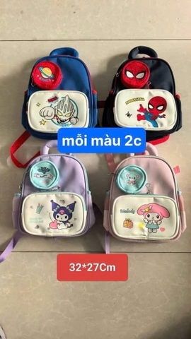 B005-Balo 2 túi nổi 32*27