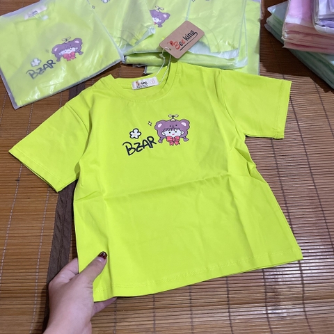 A420-Áo cộc cotton bé xanh chuối (11.24kg)