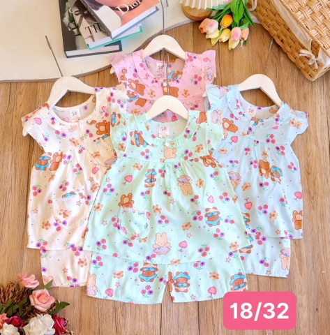 B534-Bộ lanh bé gái cánh tiên S18/32 (13.17kg)
