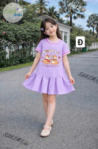 V438-Váy cotton Capy viền cổ (18.32kg)