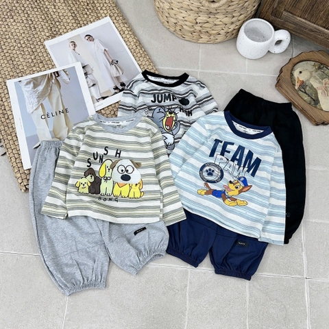 T769-Bộ dài giấy kẻ quần cotton bom (10.26kg)