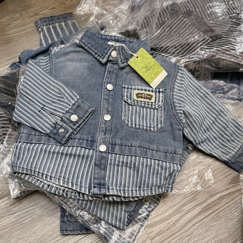 K143-Áo khoác sơ mi jean QC (10.20kg)
