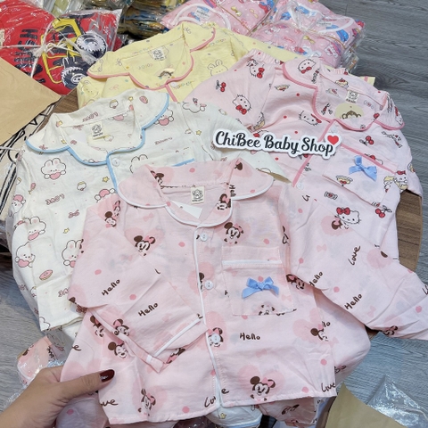 G924-Bộ pizama đũi hàn bé gái (10.19kg)