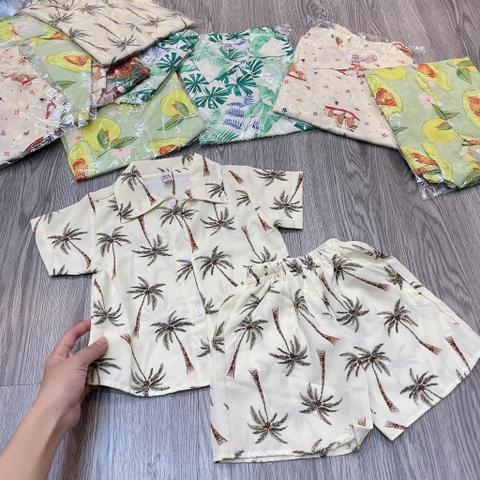 B525-Bộ cây dừa đi biển bé trai (08.15kg)