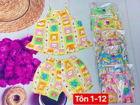 B529-Bộ lanh bé gái 2 dây S1/12 (07.15kg)