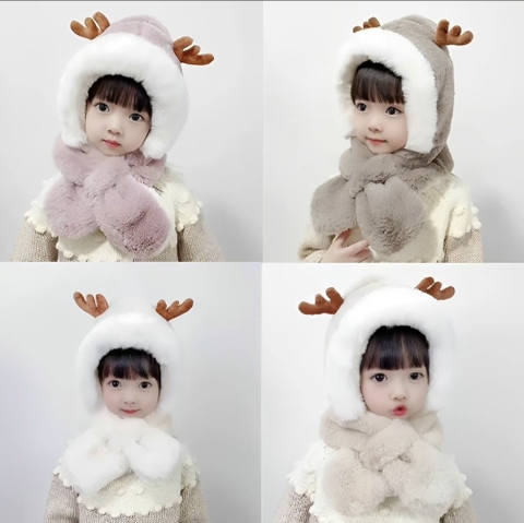 P010-Mũ sừng hươu