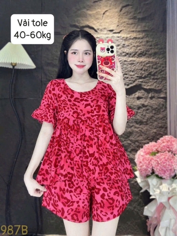 N055-Pijama 40-60kg Đùi Tole Lanh