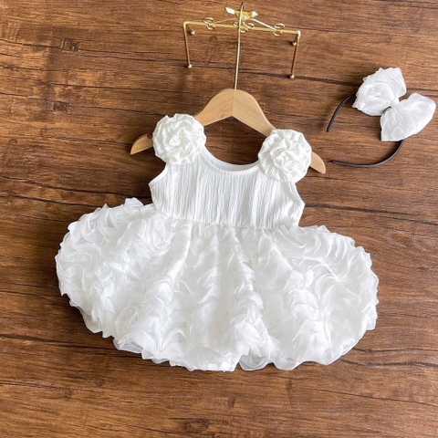 BD107-Body suit váy hoa trà trắng (03.12.986)