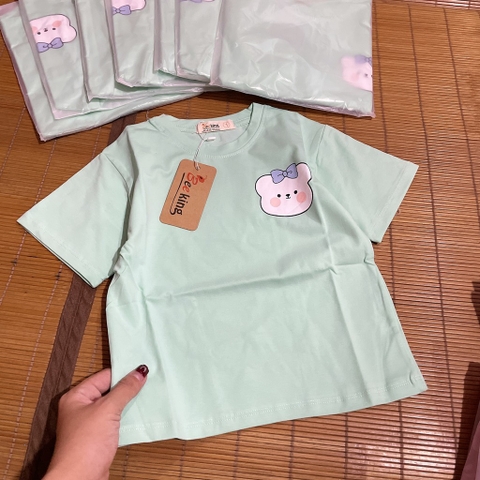 A423-Áo cộc cotton gấu kem ngọc (11.24kg)