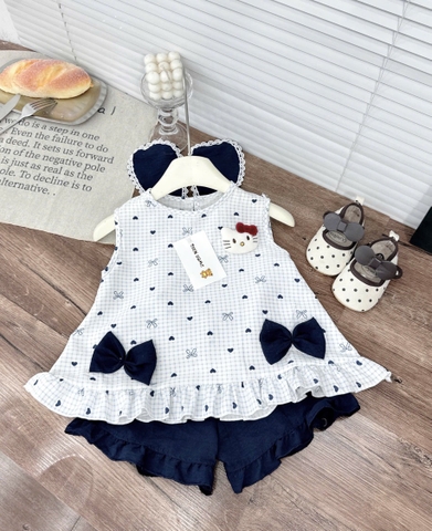 G811-Bộ đũi SN tai thỏ logo Kitty (09.18kg)