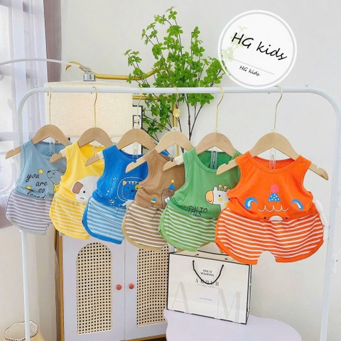 B507-Bộ balo thun lạnh quần kẻ (05.15kg)