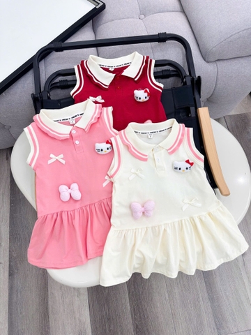 V406-Váy polo thun SN Kitty nổi (08.18kg)